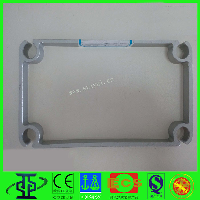 鋁型材定制開模166X88篷房鋁管型材